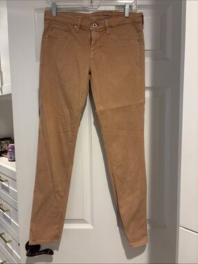 AG Adriano Goldschmied Skinny Jeans in Tan
